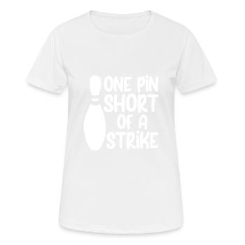Une épingle de moins qu’une frappe 2 - T-shirt respirant Femme - blanc - Devant - AI Model Female 172 dark (172cm)