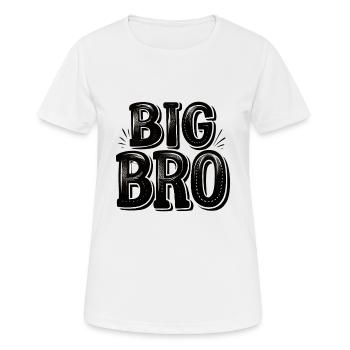 BIG BROTHER - Women's Breathable T-Shirt - white - Front - AI Model Female 172 dark (172cm)