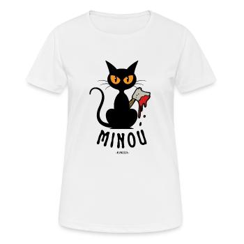 KITTY with the AXE! - Women's Breathable T-Shirt - white - Front - AI Model Female 172 dark (172cm)