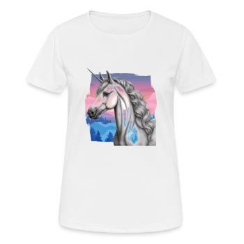 Unicorn Unicorns Mythical Creatures Mythical Animals Child Horse - Women's Breathable T-Shirt - white - Front - AI Model Female 172 dark (172cm)
