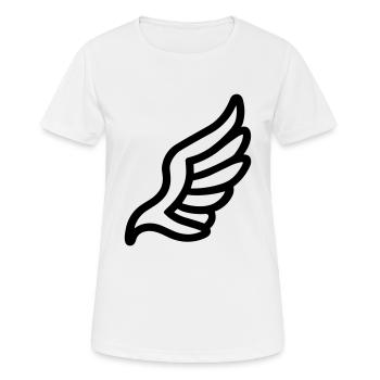 Angel Wings - Women's Breathable T-Shirt - white - Front - AI Model Female 172 dark (172cm)