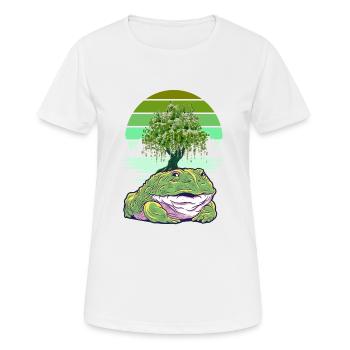 Frog Frogs Toad Toads - Women's Breathable T-Shirt - white - Front - AI Model Female 172 dark (172cm)
