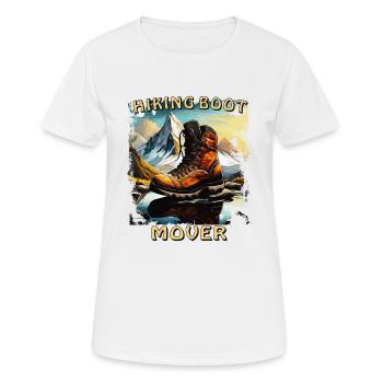 HIKING BOOT MOVER - Women's Breathable T-Shirt - white - Front - AI Model Female 172 dark (172cm)