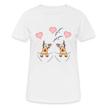 Marins Kangoru Marins Marins Ahoy Enfant - T-shirt respirant Femme - blanc - Devant - AI Model Female 172 dark (172cm)