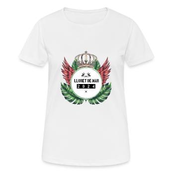 Lloret De Mar 2024 Team - Frauen T-Shirt atmungsaktiv - Weiß - Vorne - AI Model Female 172 dark (172cm)