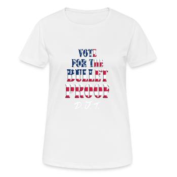Votez républicain - T-shirt respirant Femme - blanc - Devant - AI Model Female 172 dark (172cm)