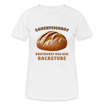 BREAD SOURDOUGH BREAD BREAD ART - Women's Breathable T-Shirt - white - Front - AI Model Female 172 dark (172cm)