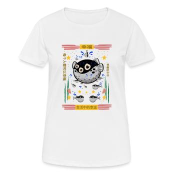 Chance - T-shirt respirant Femme - blanc - Devant - AI Model Female 172 dark (172cm)