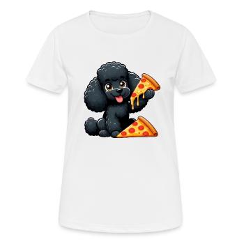 mignonne hyène se balançant terrain de jeu dessin animé - T-shirt respirant Femme - blanc - Devant - AI Model Female 172 dark (172cm)