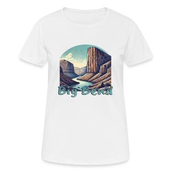 Texas Terlingua Santa Elena Canyon Big Bend - Women's Breathable T-Shirt - white - Front - AI Model Female 172 dark (172cm)