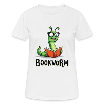 RAT DE BIBLIOTHÈQUE - T-shirt respirant Femme - blanc - Devant - AI Model Female 172 dark (172cm)
