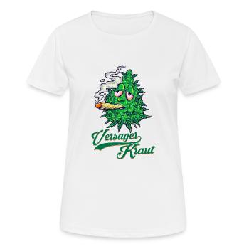 Cannabis Loser Herb - Women's Breathable T-Shirt - white - Front - AI Model Female 172 dark (172cm)