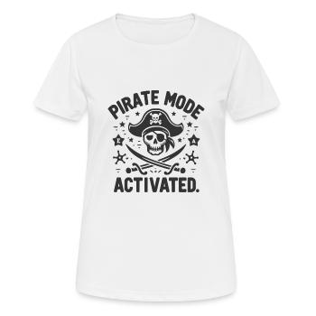 Pirate Mode Activated - Women's Breathable T-Shirt - white - Front - AI Model Female 172 dark (172cm)