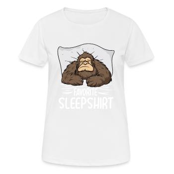 Bigfoot Chemise de nuit préférée - T-shirt respirant Femme - blanc - Devant - AI Model Female 172 dark (172cm)