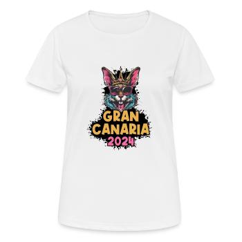 Gran Canaria 2024 Bunny - Women's Breathable T-Shirt - white - Front - AI Model Female 172 dark (172cm)