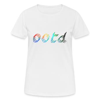 OOTD Coloré Abstrait Empreinte Digitale Art OOTD - T-shirt respirant Femme - blanc - Devant - AI Model Female 172 dark (172cm)