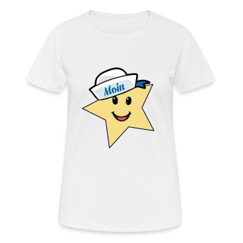 Starfish Sailor Moin Sailor Sailor Moin - Women's Breathable T-Shirt - white - Front - AI Model Female 172 dark (172cm)