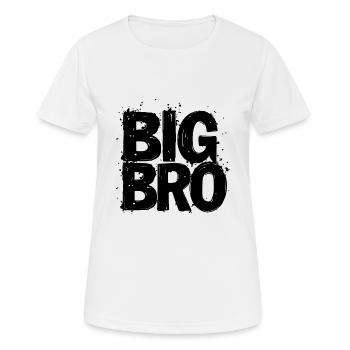 GRAND BRO - T-shirt respirant Femme - blanc - Devant - AI Model Female 172 dark (172cm)