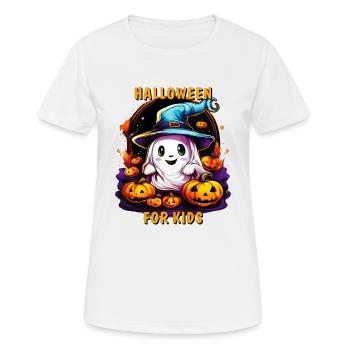 HALLOWEEN FOR KIDS - Women's Breathable T-Shirt - white - Front - AI Model Female 172 dark (172cm)