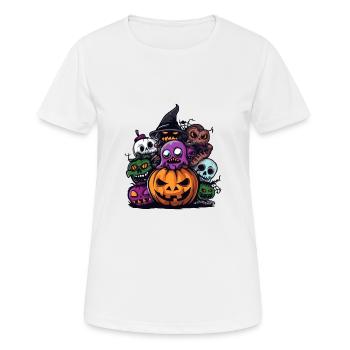 Halloween Party Figures - Women's Breathable T-Shirt - white - Front - AI Model Female 172 dark (172cm)