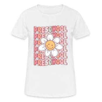 Groovy Vorschule Erster Tag der Vorschule - Frauen T-Shirt atmungsaktiv - Weiß - Vorne - AI Model Female 172 dark (172cm)