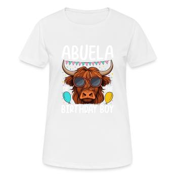 Abuela Of The Birthday Boy - Frauen T-Shirt atmungsaktiv - Weiß - Vorne - AI Model Female 172 dark (172cm)