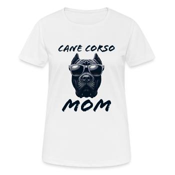 Cane Corso Italiano Mom Mom Cane Corso Gift - Women's Breathable T-Shirt - white - Front - AI Model Female 172 dark (172cm)