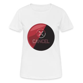 ANNULER - T-shirt respirant Femme - blanc - Devant - AI Model Female 172 dark (172cm)