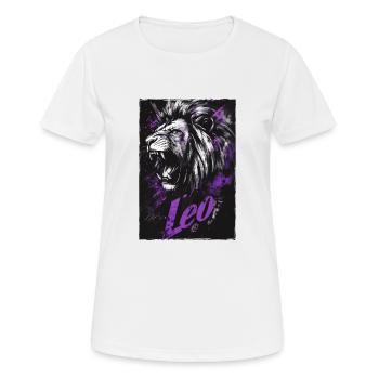 Löwe Leo - Women's Breathable T-Shirt - white - Front - AI Model Female 172 dark (172cm)