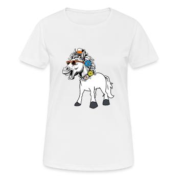 Pferd Diva Star Pferde Lady Sternchen Gaul Reiter - Frauen T-Shirt atmungsaktiv - Weiß - Vorne - AI Model Female 172 dark (172cm)