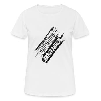 Motorsport Rallye - Frauen T-Shirt atmungsaktiv - Weiß - Vorne - AI Model Female 172 dark (172cm)