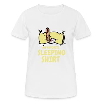 Baseball Équipe de baseball Baseballer Pyjama - T-shirt respirant Femme - blanc - Devant - AI Model Female 172 dark (172cm)