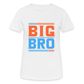 GRAND BRO - T-shirt respirant Femme - blanc - Devant - AI Model Female 172 dark (172cm)