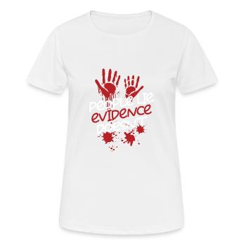 Menschen Lügen, Beweise Nicht - Frauen T-Shirt atmungsaktiv - Weiß - Vorne - AI Model Female 172 dark (172cm)