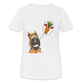 Horse Head Horse Horse Horse Horse Stallion - Women's Breathable T-Shirt - white - Front - AI Model Female 172 dark (172cm)