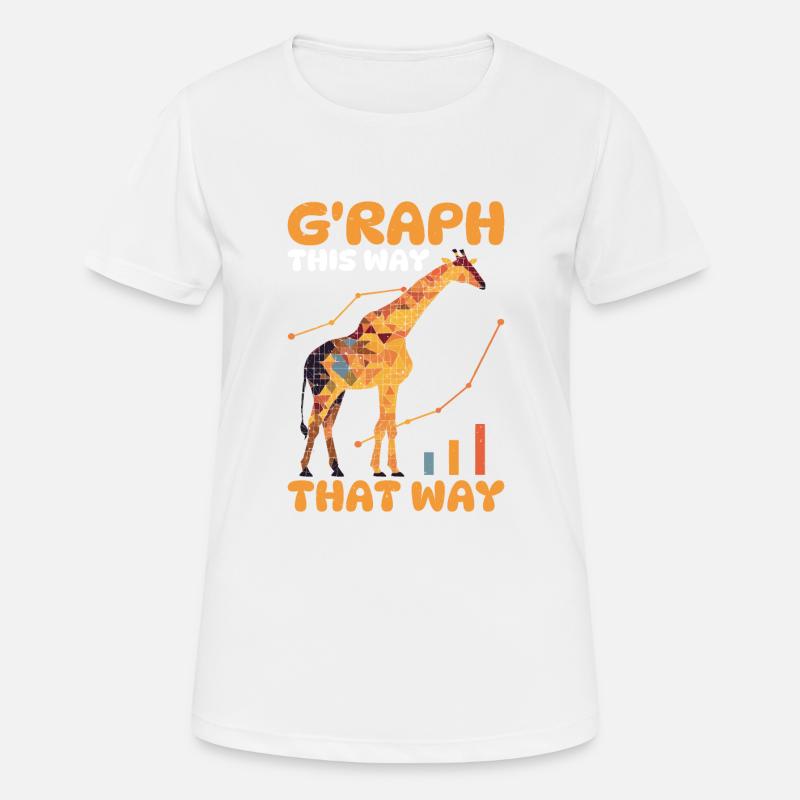 G'Raph This Way That Way 2 - Frauen T-Shirt atmungsaktiv - Weiß