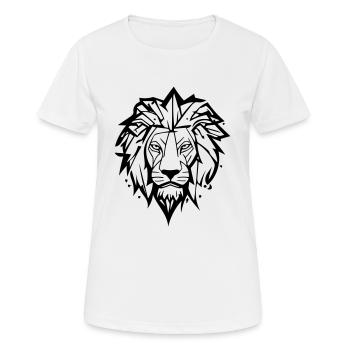 Tiger - Frauen T-Shirt atmungsaktiv - Weiß - Vorne - AI Model Female 172 dark (172cm)
