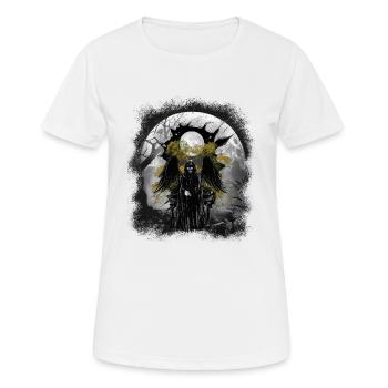 mystique halloween fantôme - T-shirt respirant Femme - blanc - Devant - AI Model Female 172 dark (172cm)