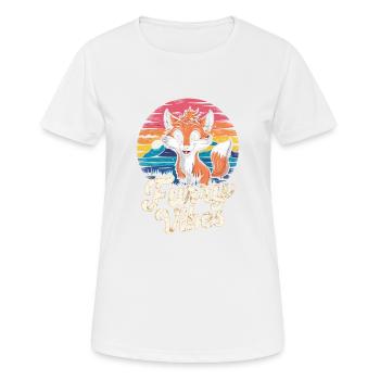 Furry Vibes – Show your furry passion - Women's Breathable T-Shirt - white - Front - AI Model Female 172 dark (172cm)