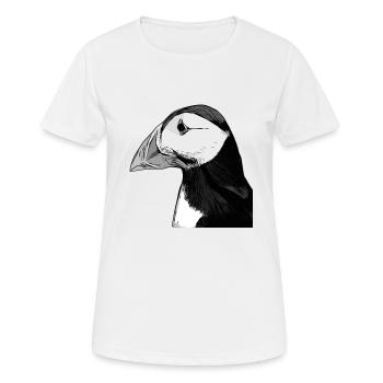 Papageientaucher - Puffin - Frauen T-Shirt atmungsaktiv - Weiß - Vorne - AI Model Female 172 dark (172cm)