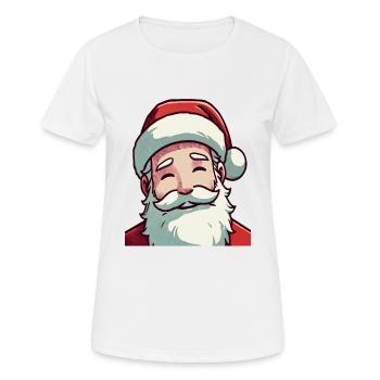 Weihnachtsmann - Frauen T-Shirt atmungsaktiv - Weiß - Vorne - AI Model Female 172 dark (172cm)