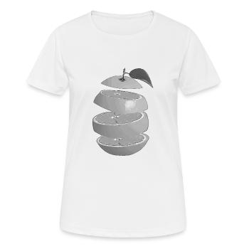 Gray Orange - Women's Breathable T-Shirt - white - Front - AI Model Female 172 dark (172cm)