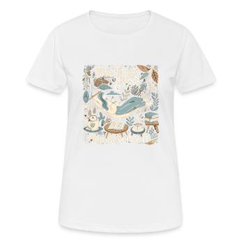 Nehmen Sie sich Zeit zum Ausruhen, Sie haben es ve - Frauen T-Shirt atmungsaktiv - Weiß - Vorne - AI Model Female 172 dark (172cm)