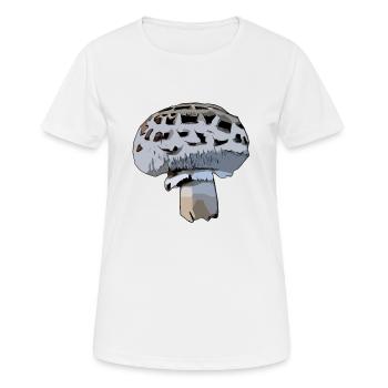Champion Mushroom - Women's Breathable T-Shirt - white - Front - AI Model Female 172 dark (172cm)