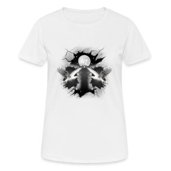 Mouette mouette mystique mouette maritime - T-shirt respirant Femme - blanc - Devant - AI Model Female 172 dark (172cm)