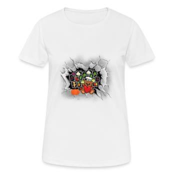Teddybär Kochkunst Gastgeber Hobbykoch Köche - Frauen T-Shirt atmungsaktiv - Weiß - Vorne - AI Model Female 172 dark (172cm)