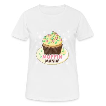 MUFFIN MANIA - Women's Breathable T-Shirt - white - Front - AI Model Female 172 dark (172cm)