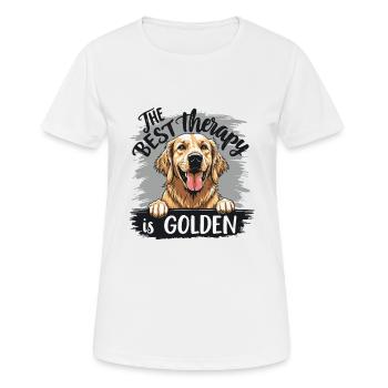 GOLDEN - Women's Breathable T-Shirt - white - Front - AI Model Female 172 dark (172cm)