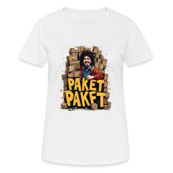 CONTENT - T-shirt respirant Femme - blanc - Devant - AI Model Female 172 dark (172cm)