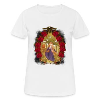 Enfant Enfants Conte de fées Conte de fées Personnage Noël - T-shirt respirant Femme - blanc - Devant - AI Model Female 172 dark (172cm)